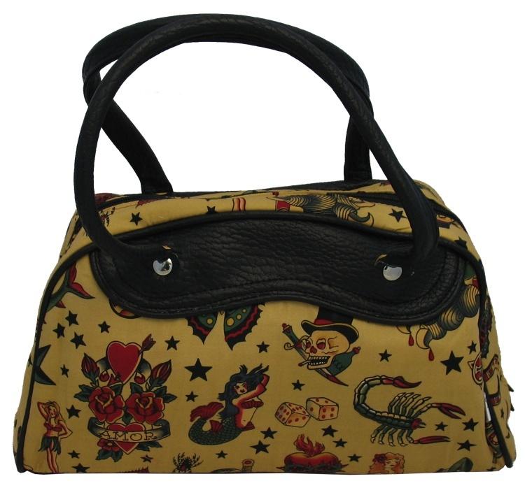 Medium Tattoo Motif Bag (Various Colours) - store - of - prashant