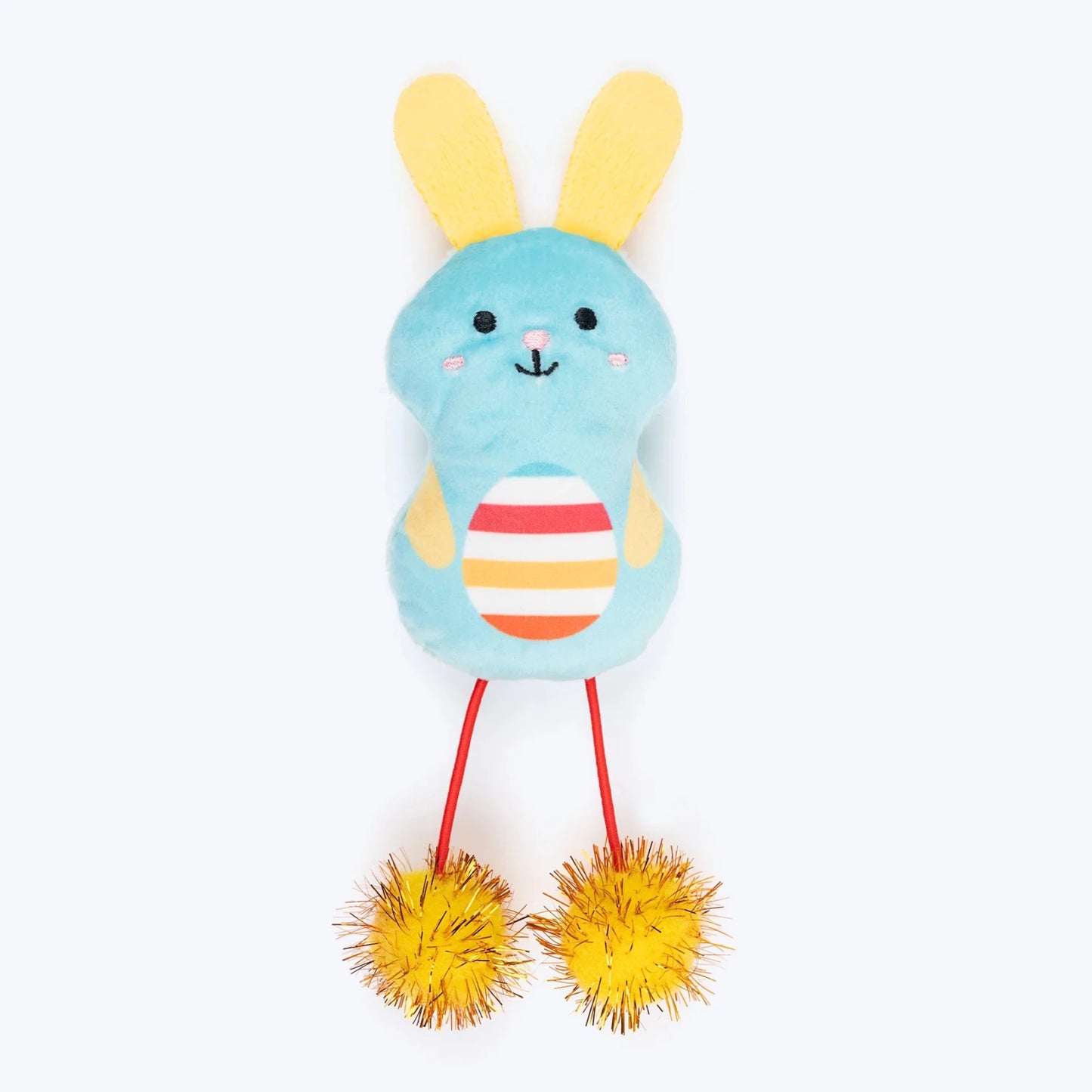 HUFT Hoppity Plush Toy For Cat With Catnip - Multicolor - store - of - prashant
