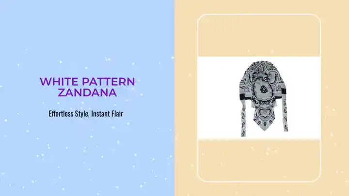 White Pattern Zandana by@Outfy