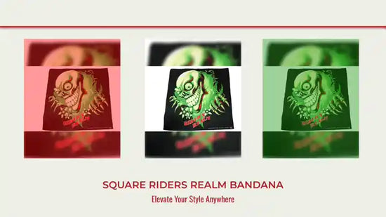Square Riders Realm Bandana by@Outfy