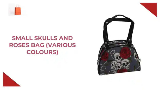 Small Skulls and Roses Bag (Various Colours) by@Outfy