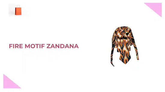 Fire Motif Zandana by@Outfy