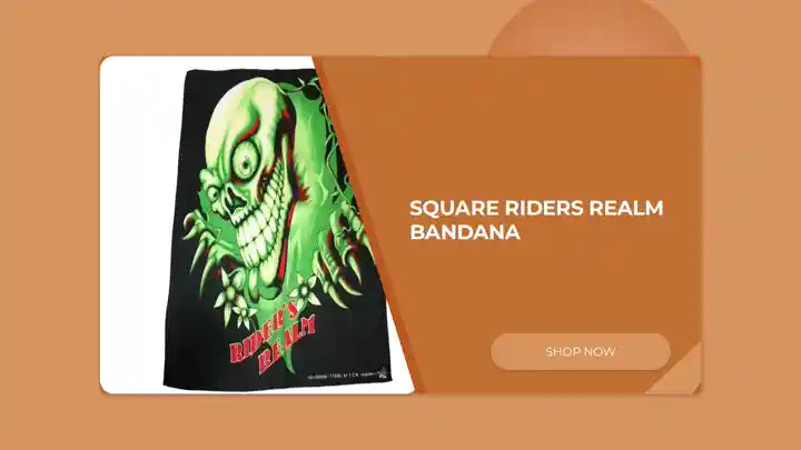 Square Riders Realm Bandana by@Outfy
