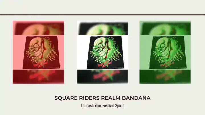 Square Riders Realm Bandana by@Outfy