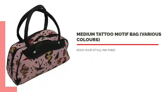 Medium Tattoo Motif Bag (Various Colours) by@Outfy