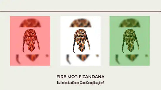 Fire Motif Zandana by@Outfy