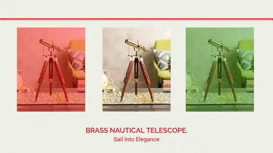 Brass Nautical Telescope. by@Outfy