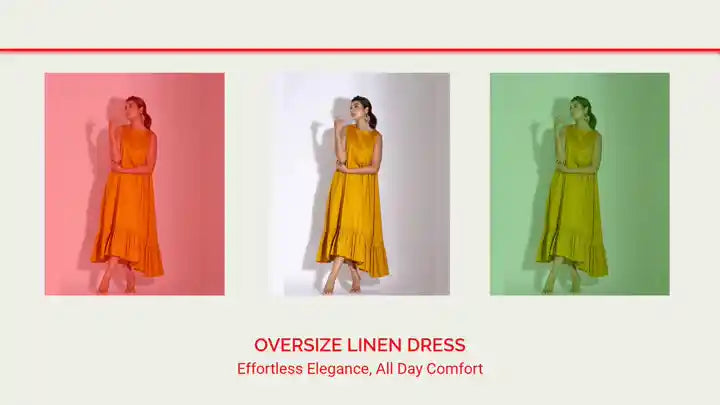 Oversize Linen Dress by@Outfy