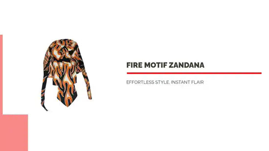 Fire Motif Zandana by@Outfy