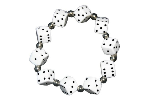 Thick Dice Bracelet (Various Colours) - store - of - prashant