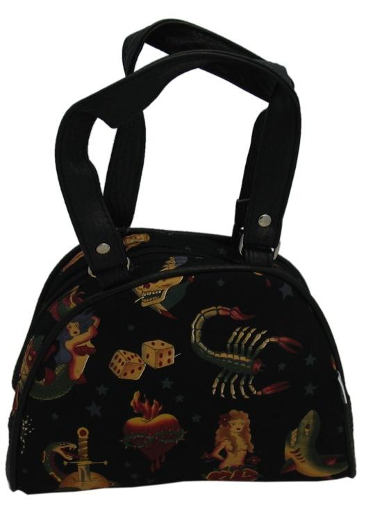 Small Tattoo Motif Bag (Various Colours) - store - of - prashant