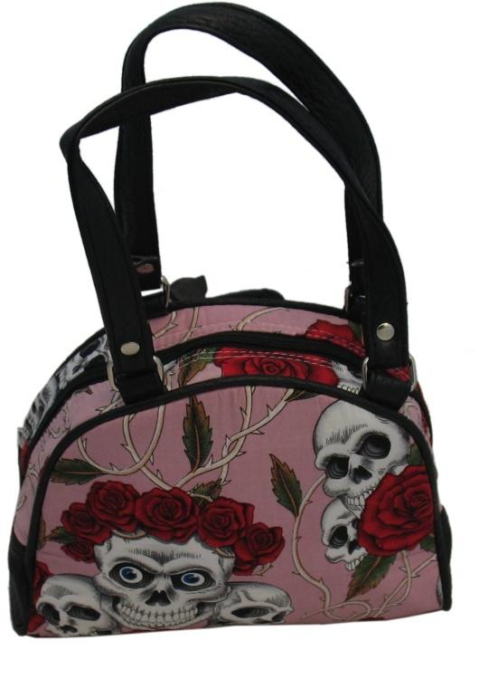 Small Skulls and Roses Bag (Various Colours) - store - of - prashant