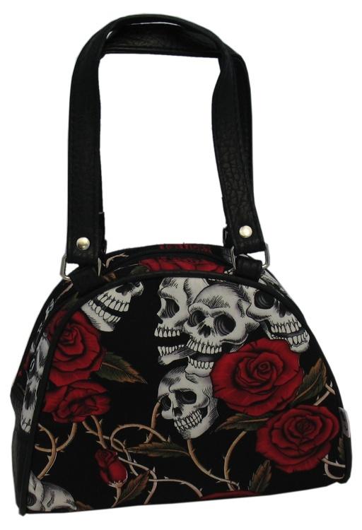 Small Skulls and Roses Bag (Various Colours) - store - of - prashant