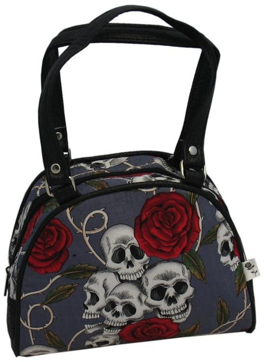 Small Skulls and Roses Bag (Various Colours) - store - of - prashant