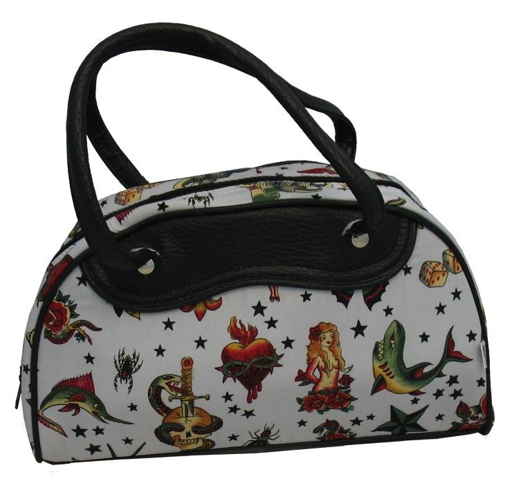 Medium Tattoo Motif Bag (Various Colours) - store - of - prashant